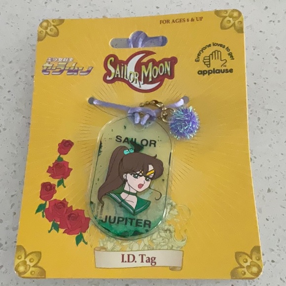 Sailor Moon,Mars and Jupiter I.D. Tags vintage 2000 - Picture 4 of 7